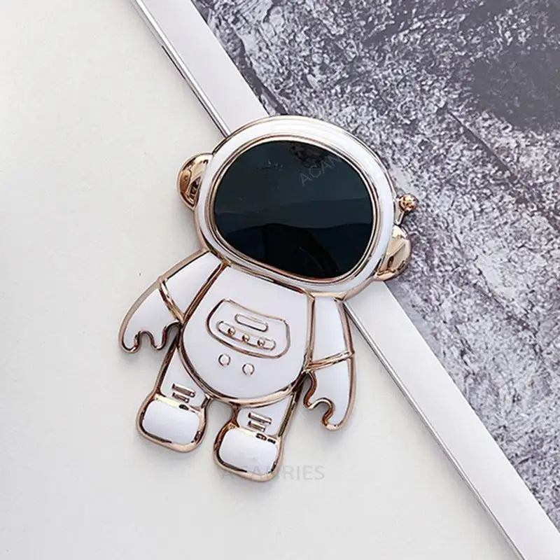 Astronaut Holder Plating Phone Case for Samsung Galaxy