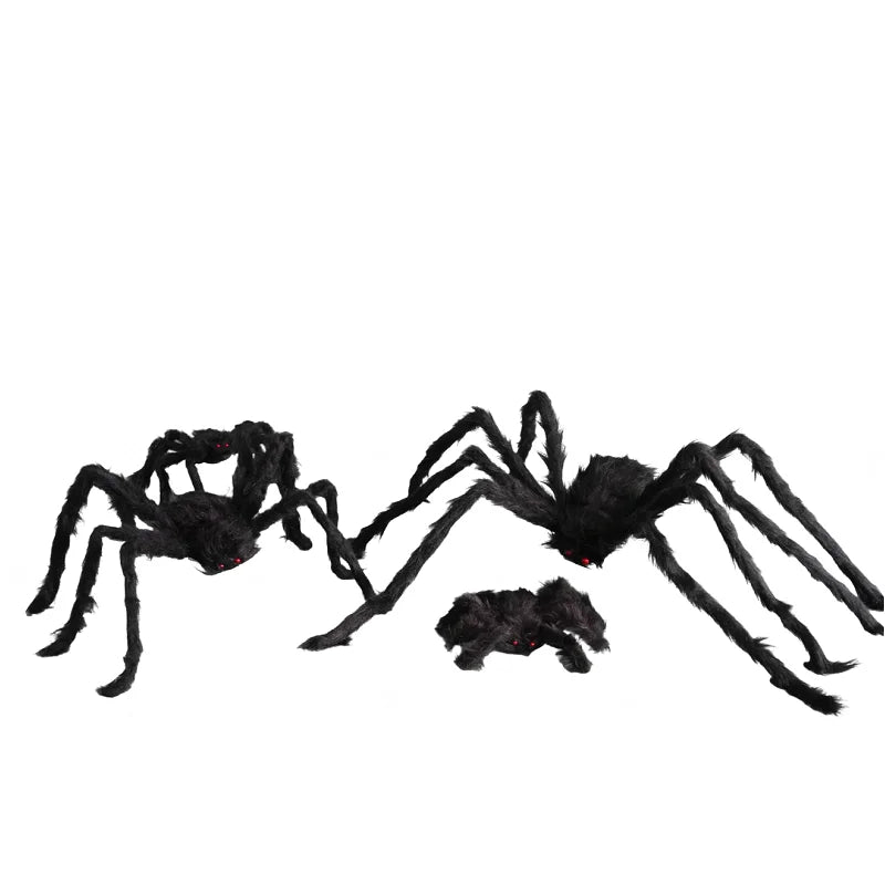 Giant Plush Spider Halloween Decoration – Realistic, Creepy, and Perfect for Indoor or Outdoor Use