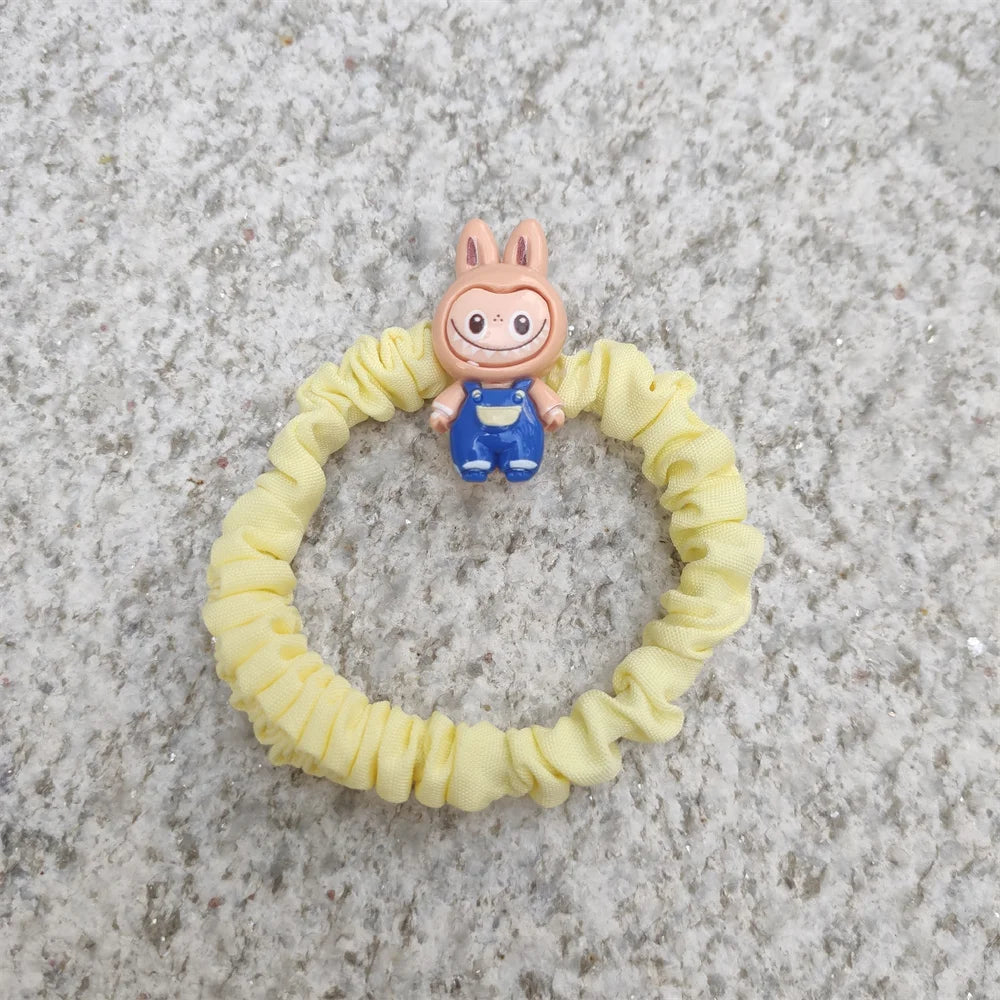 Cute Cartoon Hair Ties β 5/6pcs Elastic Ponytail Holders for Girls & Women