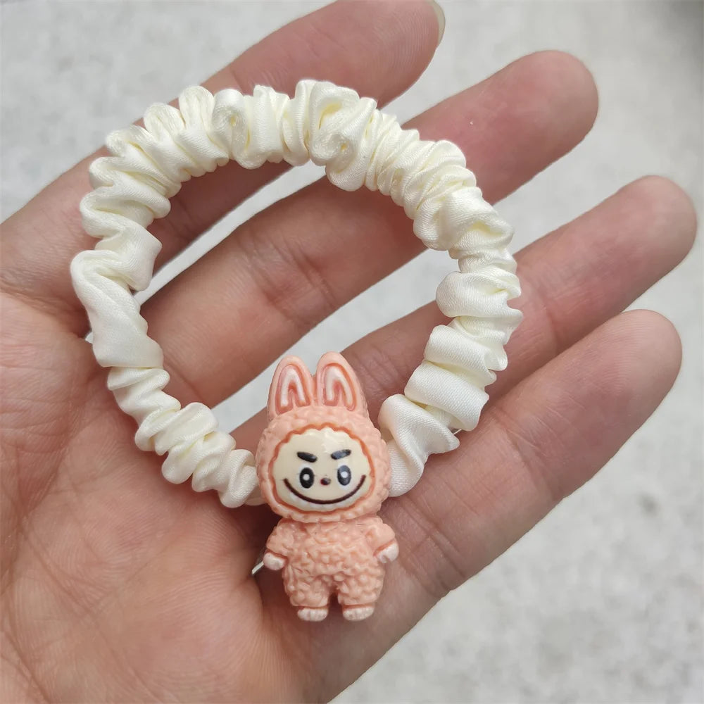 Cute Cartoon Hair Ties β 5/6pcs Elastic Ponytail Holders for Girls & Women