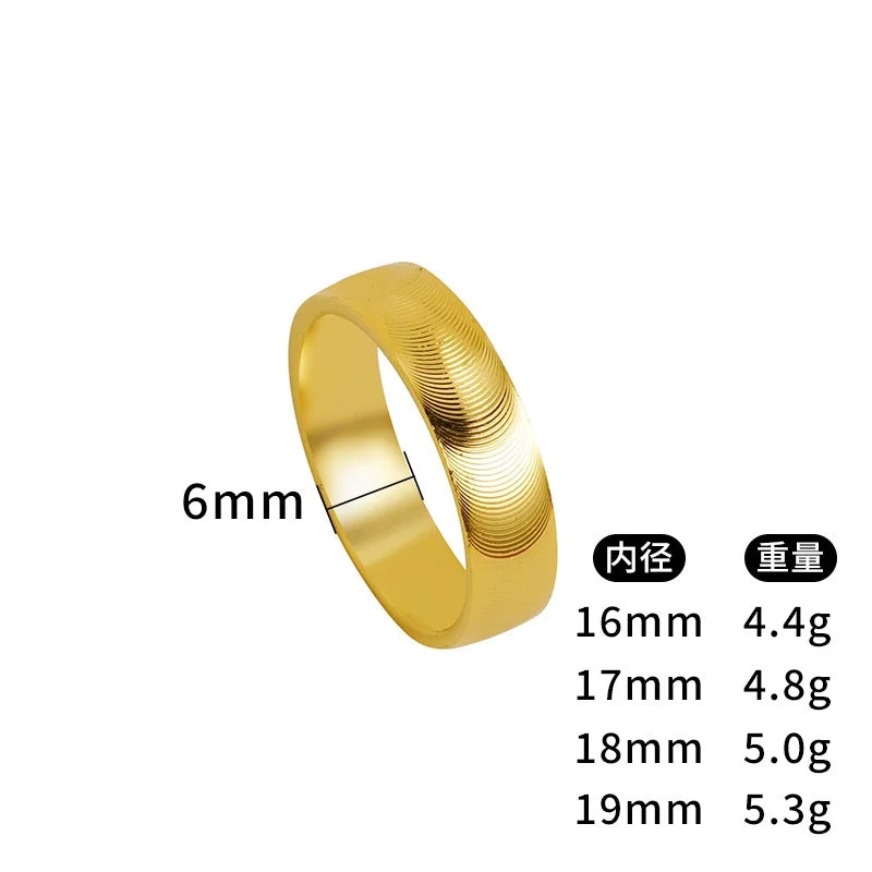 Gold Polished Cat Eye Ring for Men and Women