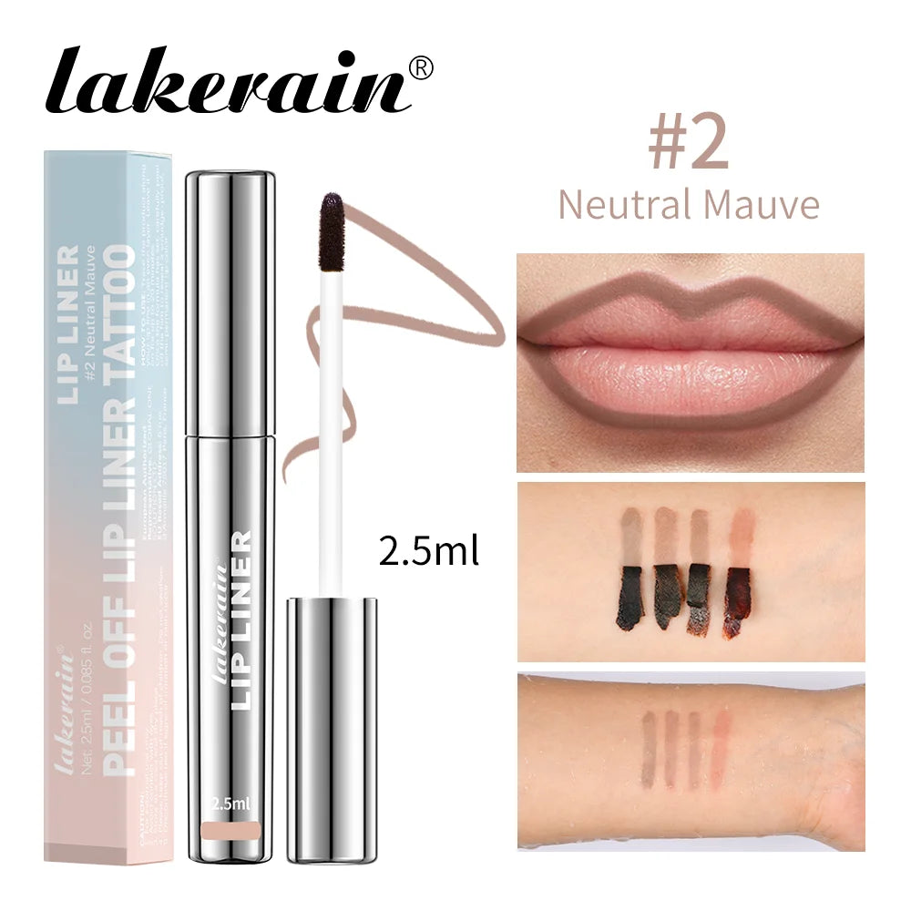 Waterproof Peel-Off Lip Liner – Long Lasting Matte Tattoo Lip Gloss & Lip Tint