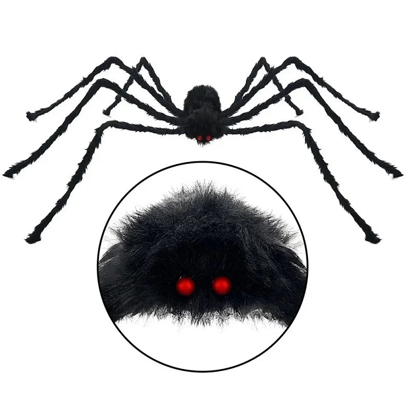 Giant Plush Spider Halloween Decoration – Realistic, Creepy, and Perfect for Indoor or Outdoor Use