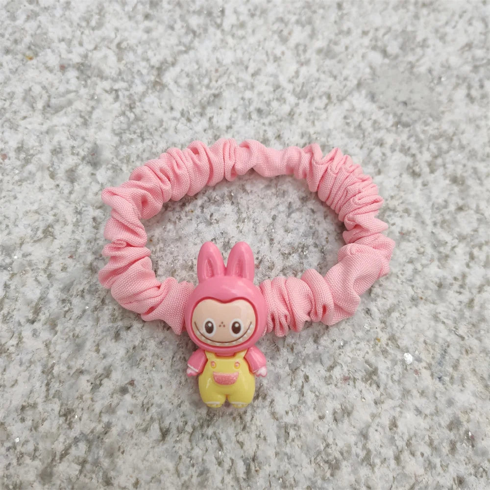 Cute Cartoon Hair Ties β 5/6pcs Elastic Ponytail Holders for Girls & Women
