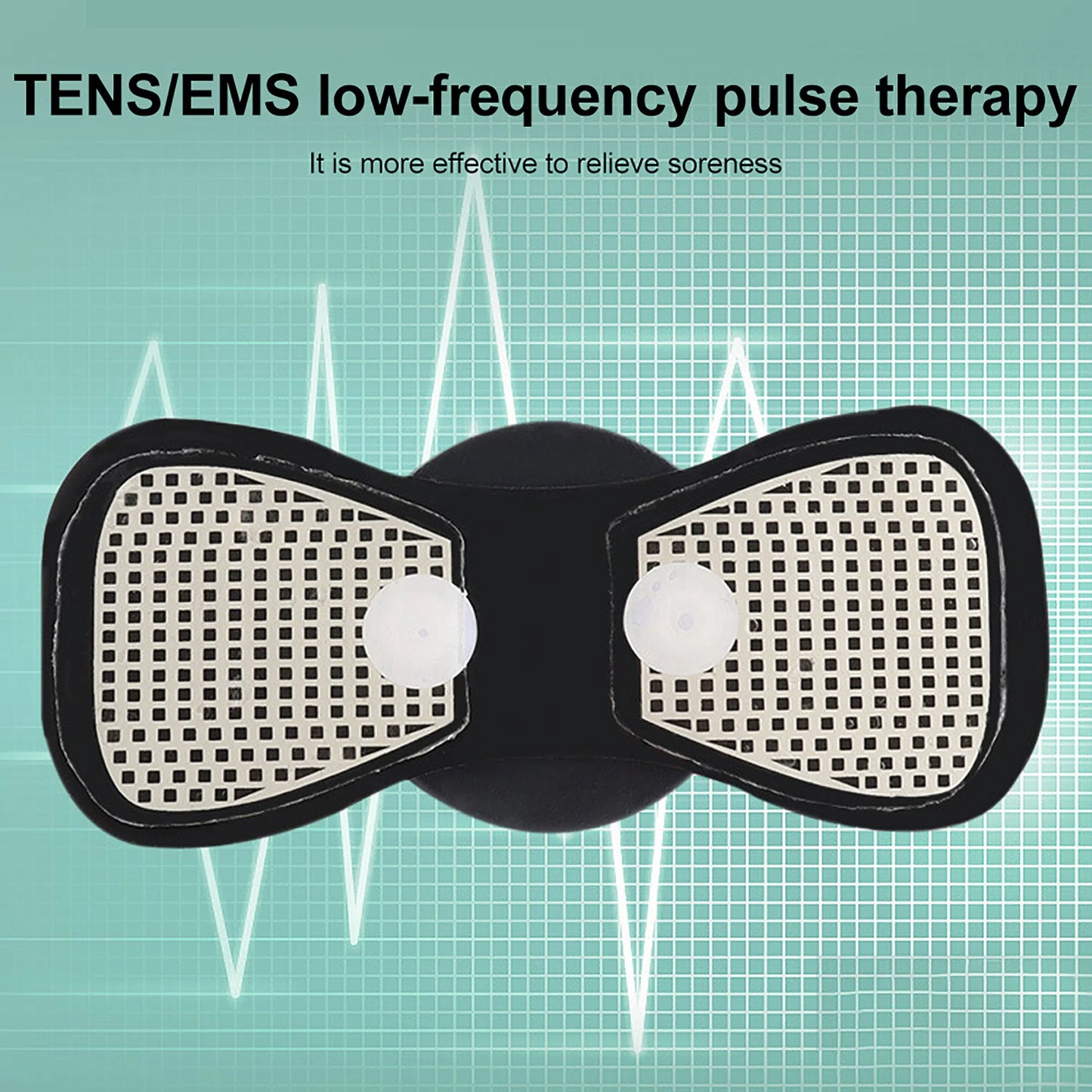 Mini Electric EMS Neck Massager ā 8 Modes, 19 Intensity Levels for Pain Relief & Relaxation