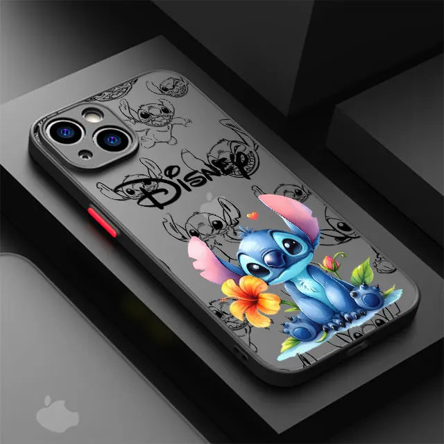 Matte Shockproof Cartoon Phone Case for iPhone – Soft Protective Cover