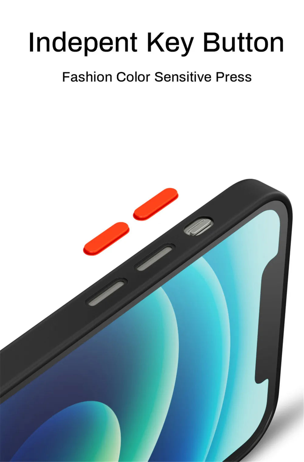 Breathable Cooling Silicone Protective Case for iPhone