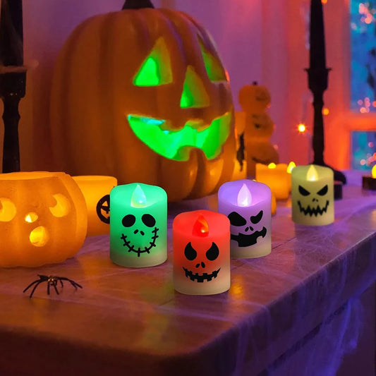 Halloween LED Ghost Pumpkin Lights – Glowing, Fun, and Perfect for Every Celebration