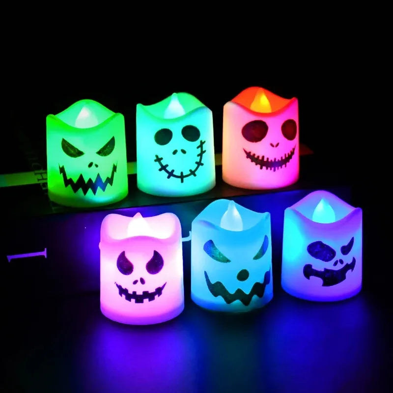 Halloween LED Ghost Pumpkin Lights – Glowing, Fun, and Perfect for Every Celebration