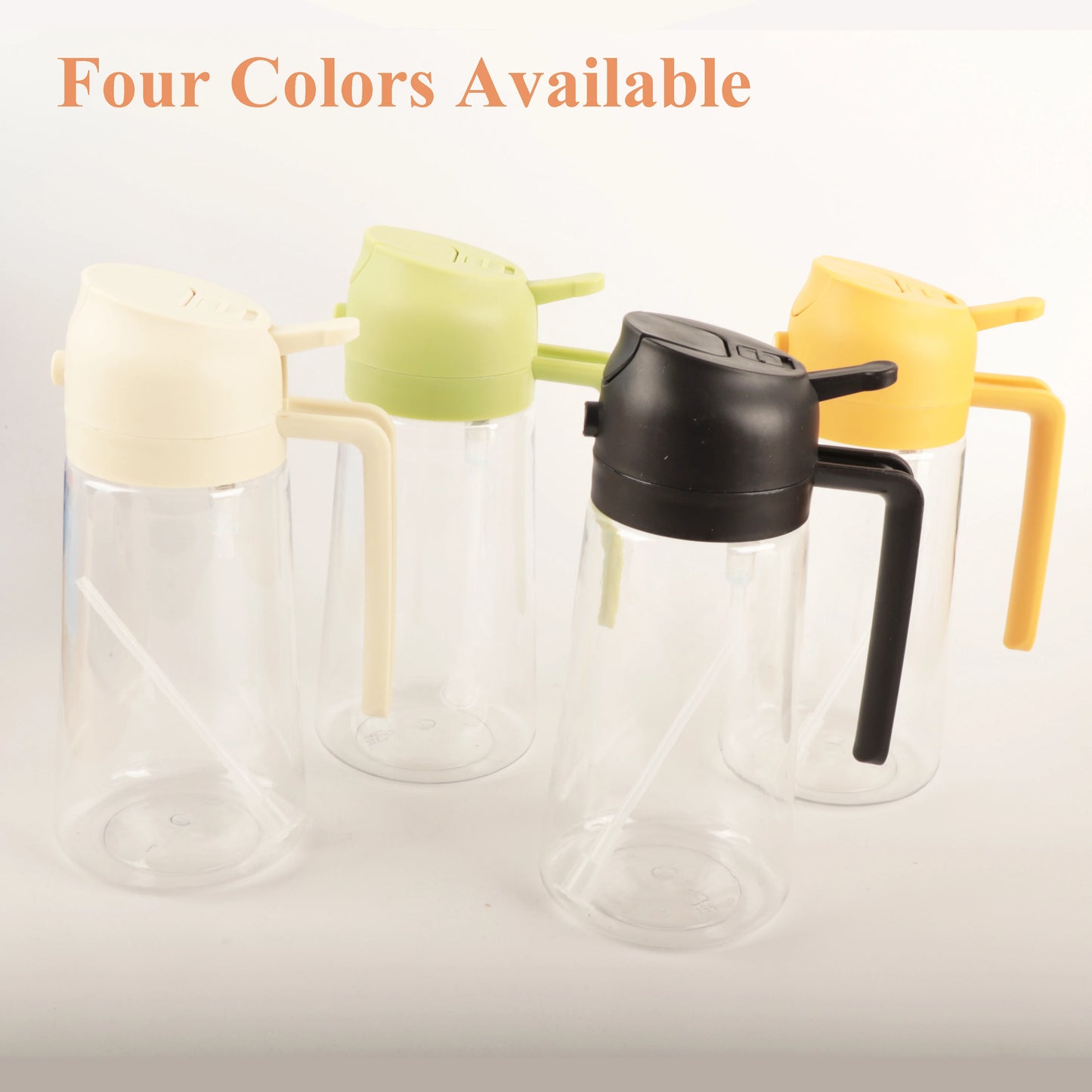 2 in 1 Olive Oil Dispenser and Sprayer – 16oz Bottle for Kitchen Use