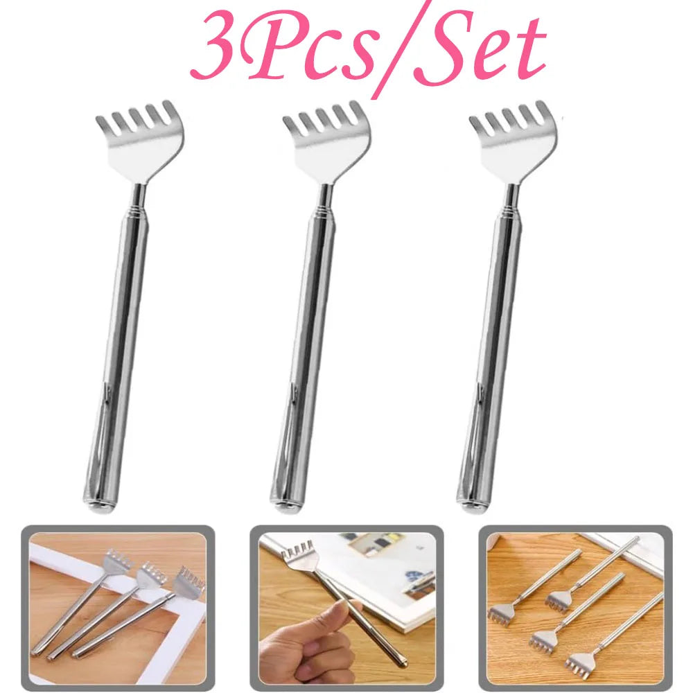 Telescopic Back Scratcher – Extendable Stainless Steel