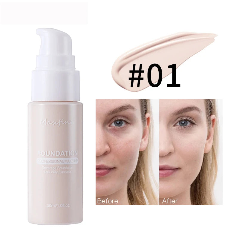 Liquid Foundation – Waterproof Long-Lasting Full Coverage Concealer