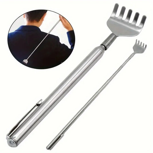 Telescopic Back Scratcher – Extendable Stainless Steel