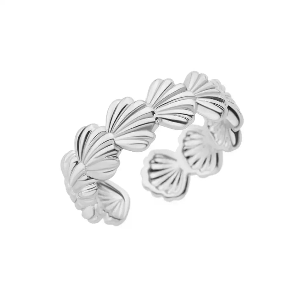 316L Stainless Steel Gold Rings – Luxury Adjustable Women’s Jewelry