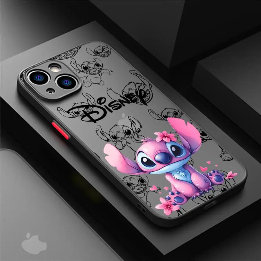 Matte Shockproof Cartoon Phone Case for iPhone – Soft Protective Cover