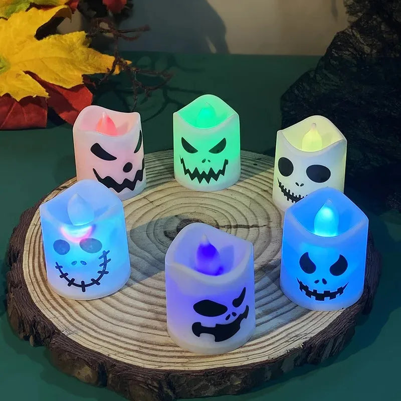 Halloween LED Ghost Pumpkin Lights – Glowing, Fun, and Perfect for Every Celebration