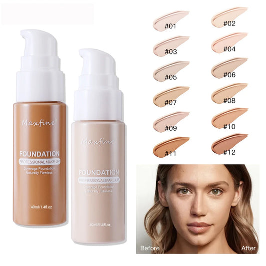 Liquid Foundation – Waterproof Long-Lasting Full Coverage Concealer