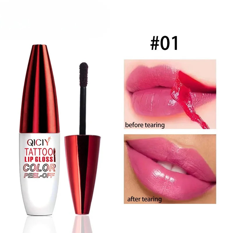 Matte Lip Tint – Peel-Off Color Liquid, Easy to Apply