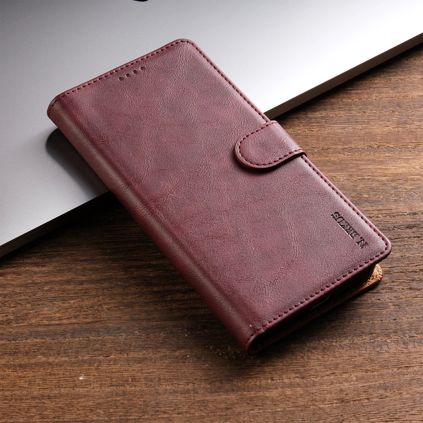 Business PU Leather Flip Wallet Case for Samsung Galaxy S25 S24 S23 Ultra S22 S21