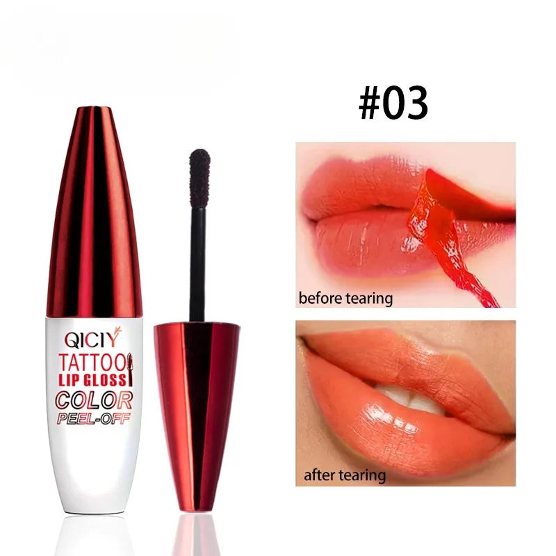 Matte Lip Tint – Peel-Off Color Liquid, Easy to Apply