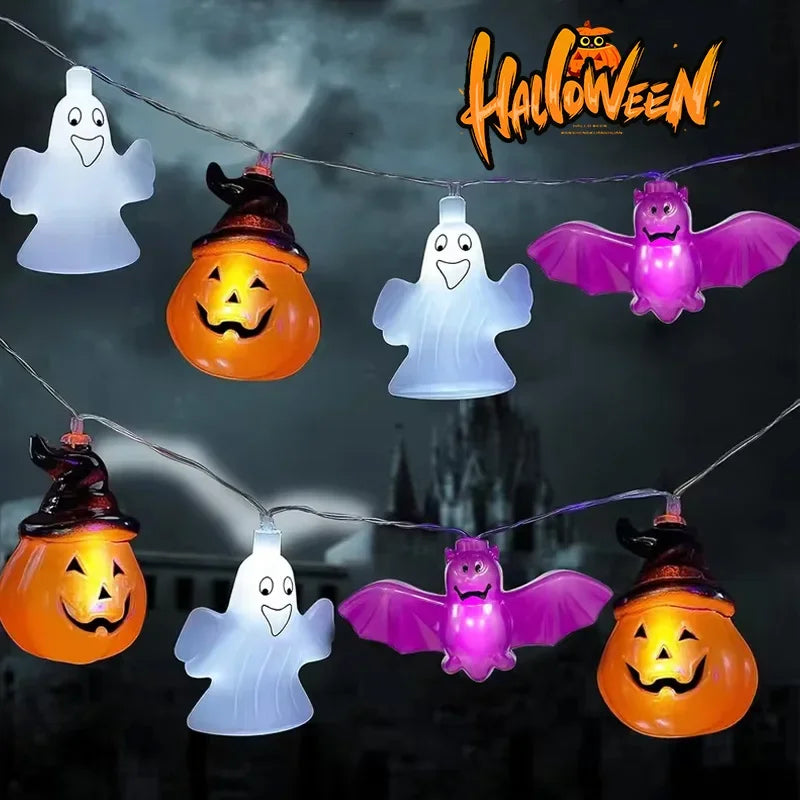 Halloween LED Pumpkin String Lights Bright, Festive, and Perfect for Any Halloween Setup