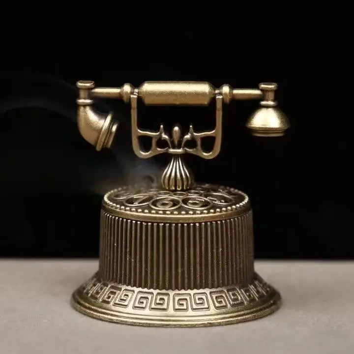 Vintage Telephone Incense Burner – Creative Home Ornament