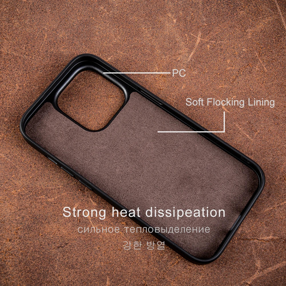 Genuine Leather Alligator Pattern Case for iPhone