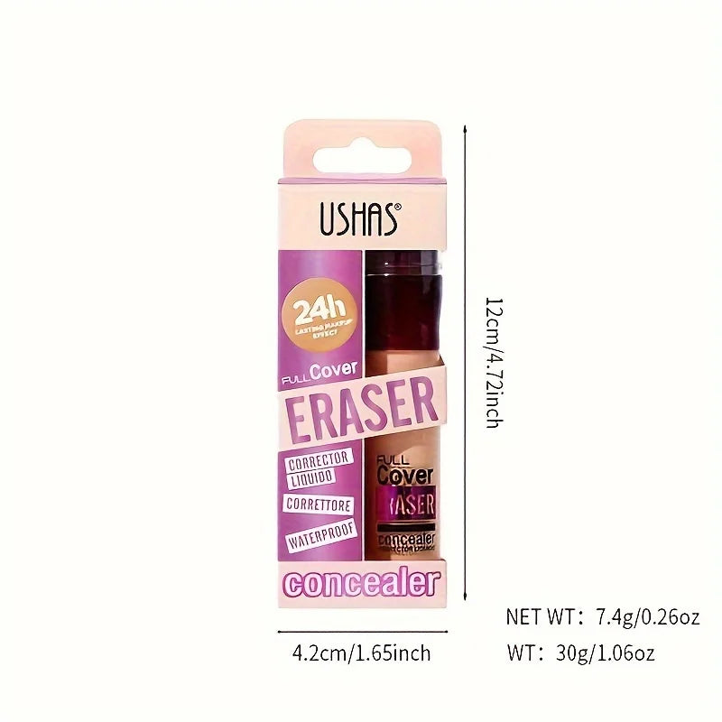 Full Coverage Concealer – Sponge Head Liquid Foundation for Dark Circles & Blemishes