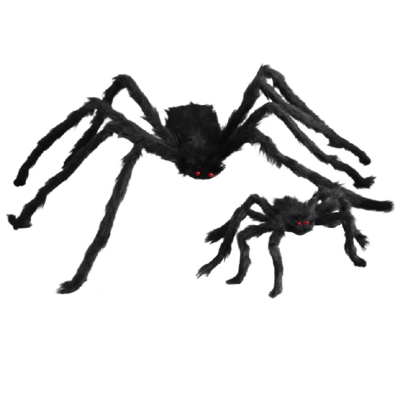 Giant Plush Spider Halloween Decoration – Realistic, Creepy, and Perfect for Indoor or Outdoor Use