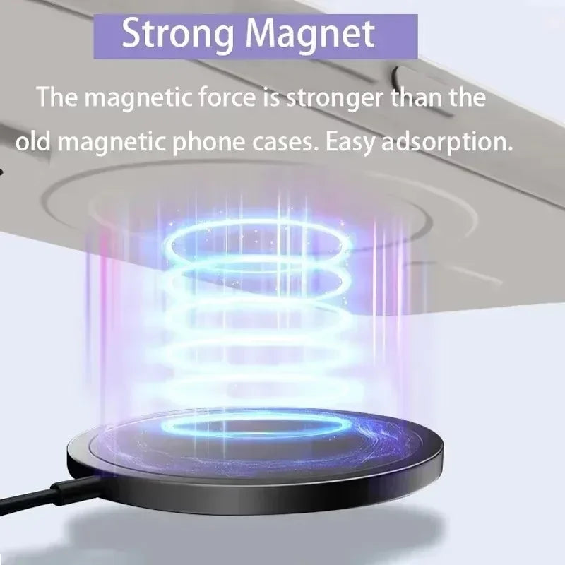 MagSafe-Compatible Liquid Silicone Case for iPhone – Soft Shockproof Cover