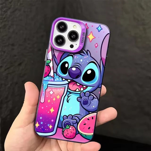 Cartoon Stitch Phone Case for iPhone – Soft Silicone Shockproof Cover
