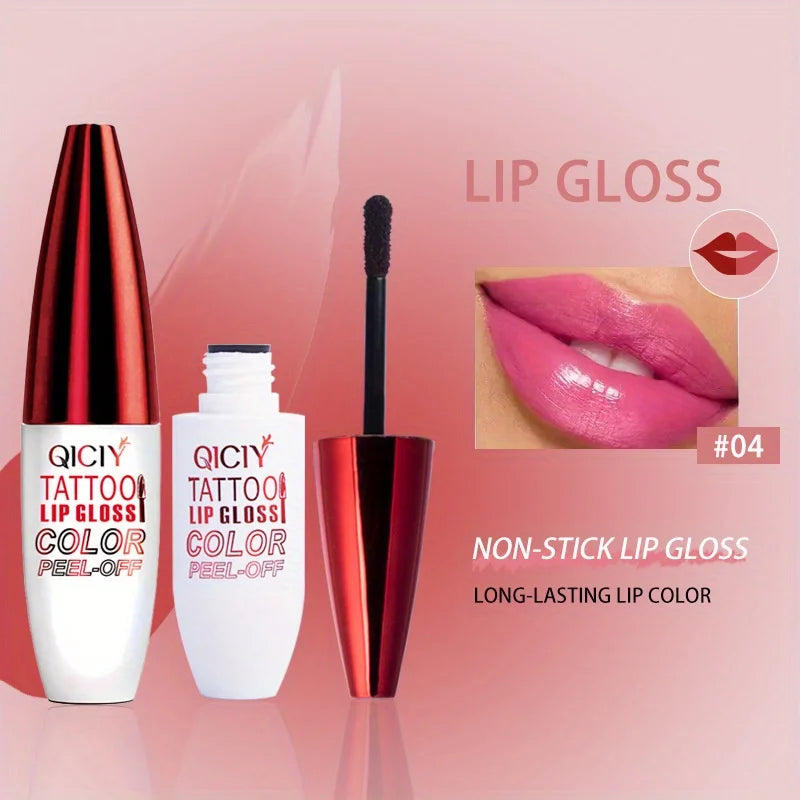 Matte Lip Tint – Peel-Off Color Liquid, Easy to Apply