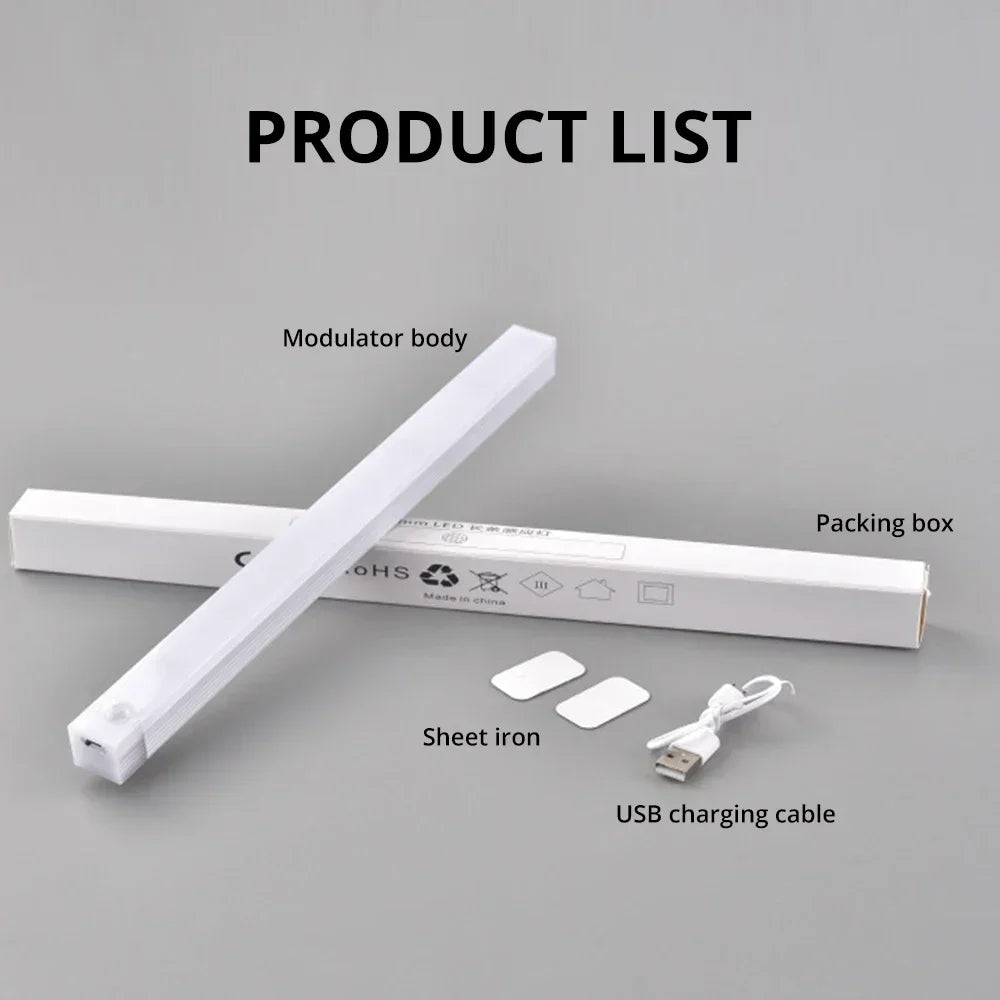 LED Motion Sensor Light β Wireless USB Rechargeable Magnetic Lamp for Closet & Home