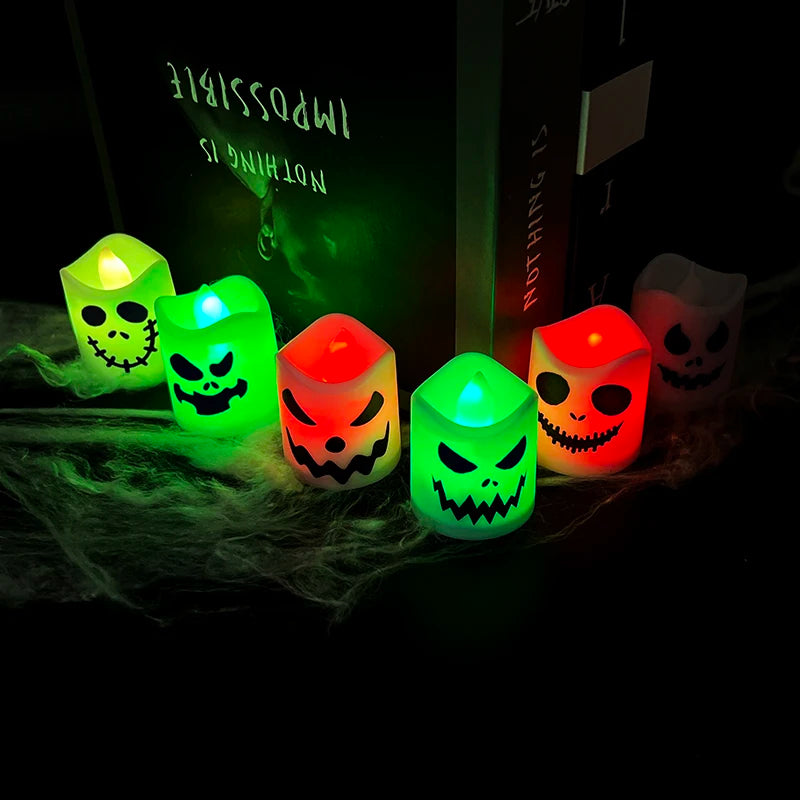 Halloween LED Ghost Pumpkin Lights – Glowing, Fun, and Perfect for Every Celebration