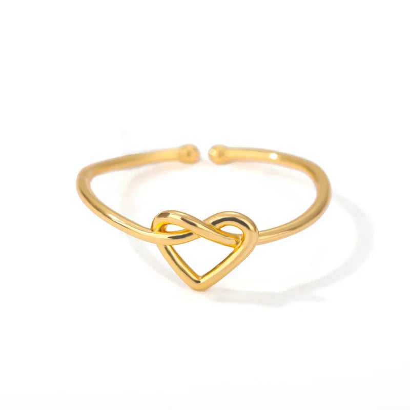 316L Stainless Steel Gold Rings – Luxury Adjustable Women’s Jewelry
