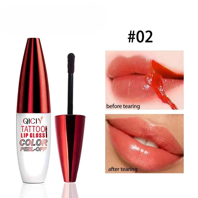 Matte Lip Tint – Peel-Off Color Liquid, Easy to Apply