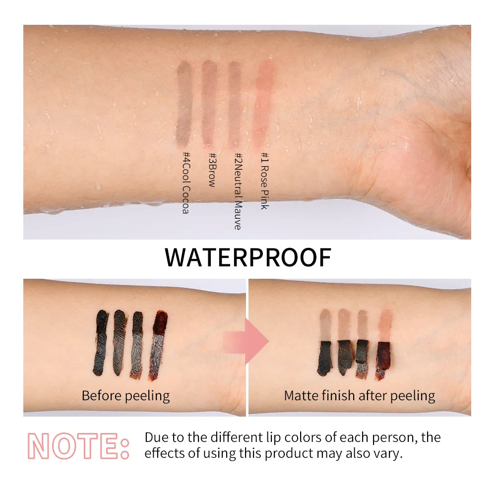 Waterproof Peel-Off Lip Liner – Long Lasting Matte Tattoo Lip Gloss & Lip Tint