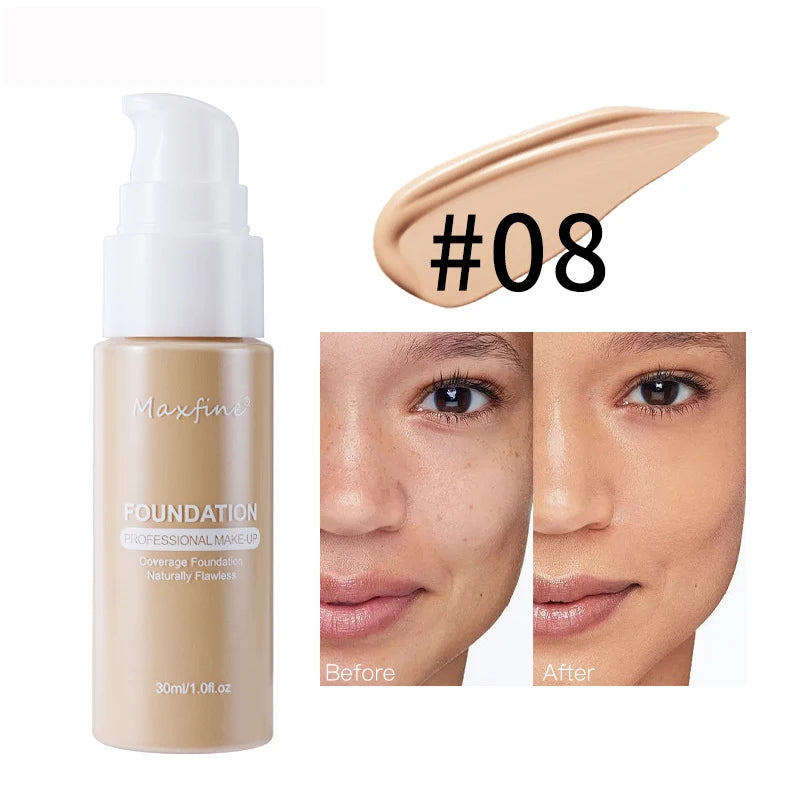 Liquid Foundation – Waterproof Long-Lasting Full Coverage Concealer