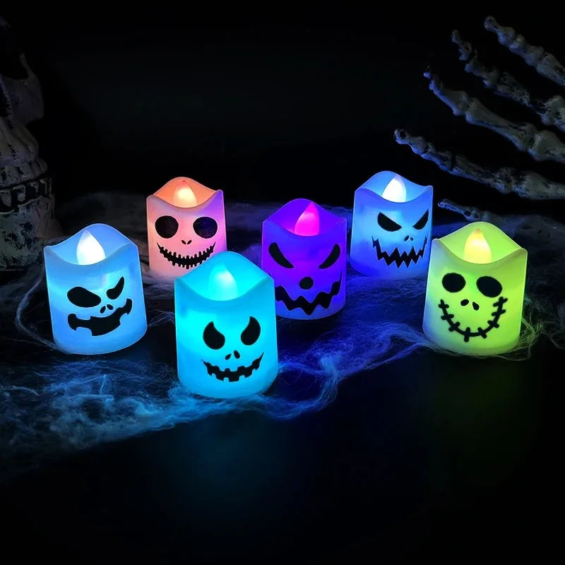 Halloween LED Ghost Pumpkin Lights – Glowing, Fun, and Perfect for Every Celebration