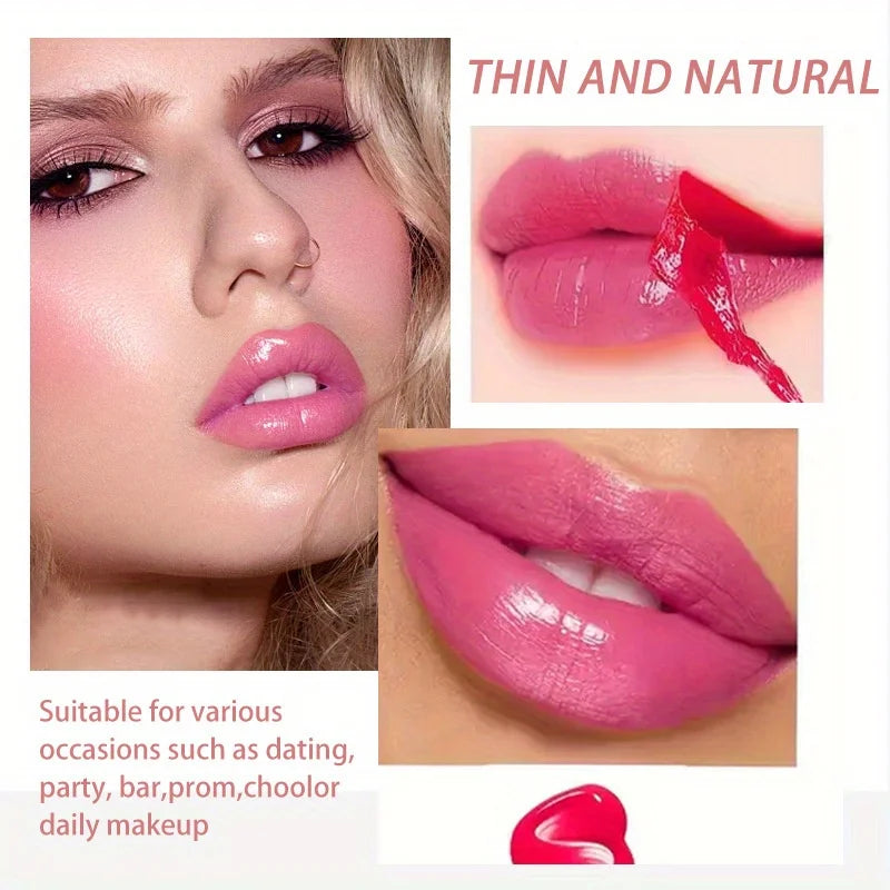 Matte Lip Tint – Peel-Off Color Liquid, Easy to Apply