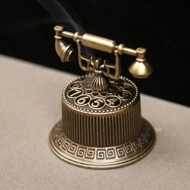 Vintage Telephone Incense Burner – Creative Home Ornament