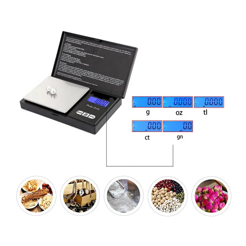 Digital Pocket Scale – 1000g/0.01g Precision