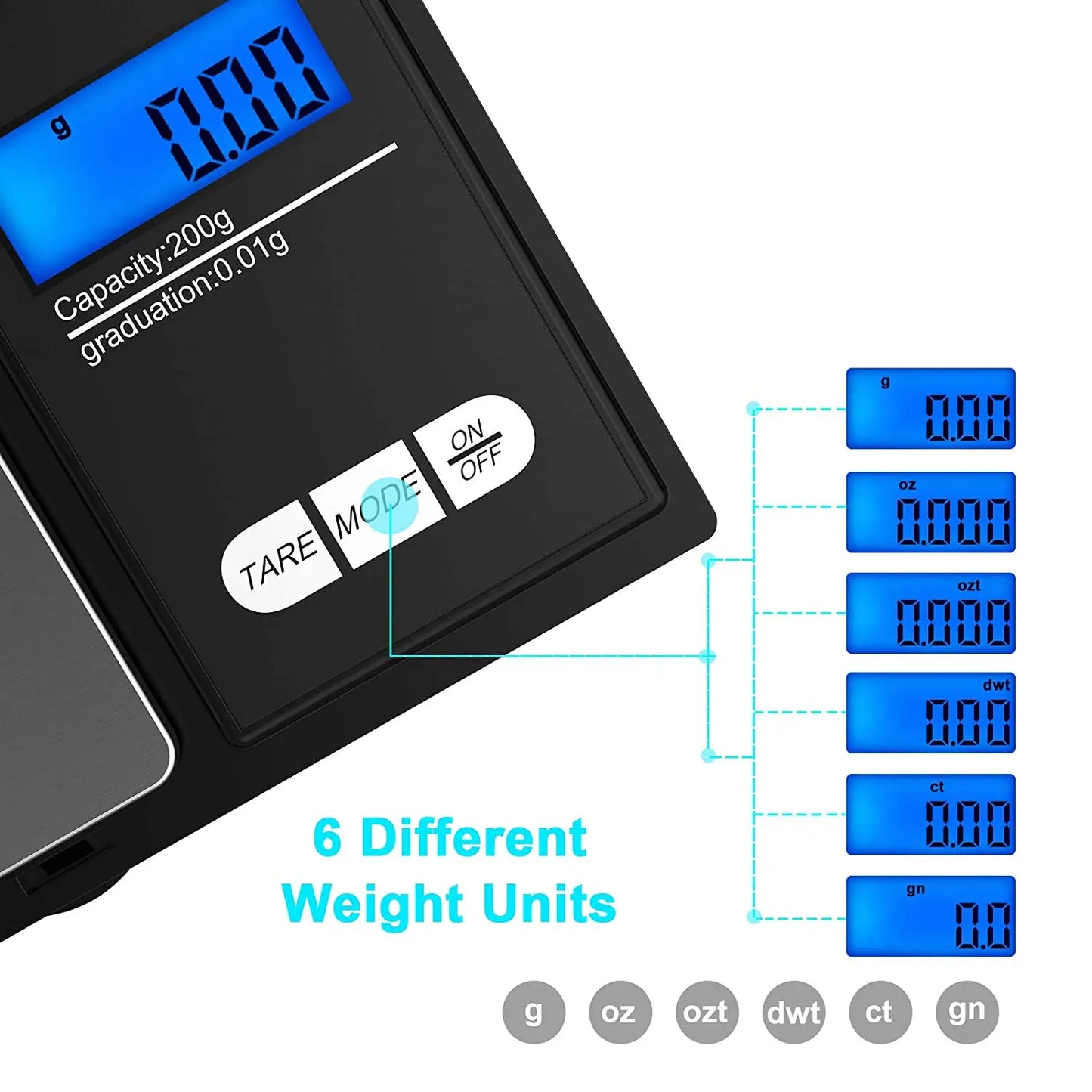 Digital Pocket Scale – 1000g/0.01g Precision