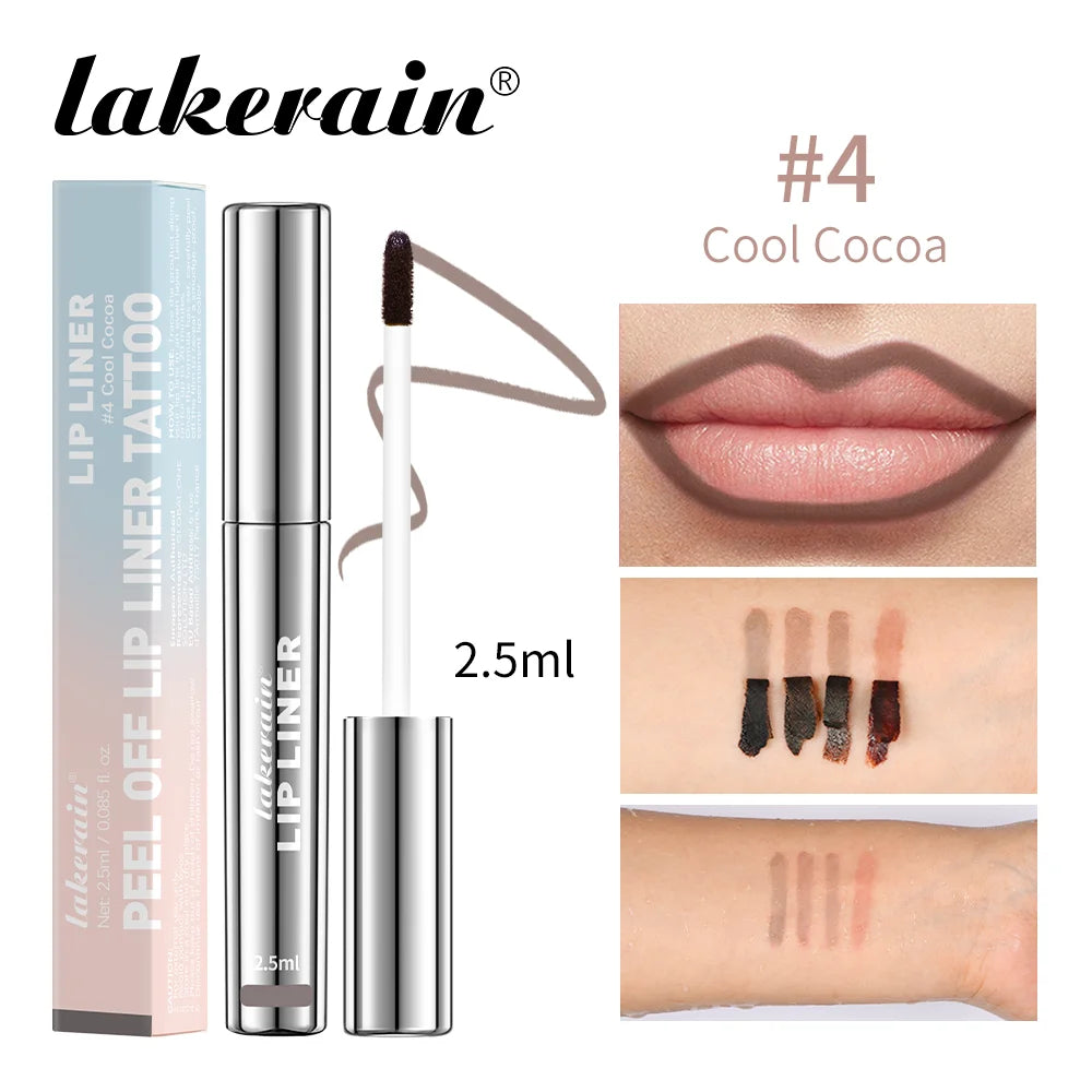 Waterproof Peel-Off Lip Liner – Long Lasting Matte Tattoo Lip Gloss & Lip Tint