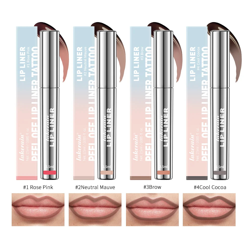 Waterproof Peel-Off Lip Liner – Long Lasting Matte Tattoo Lip Gloss & Lip Tint