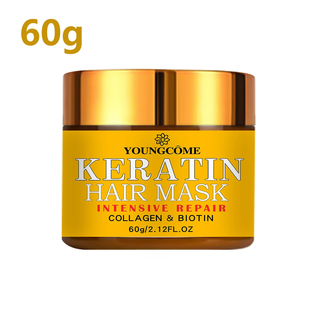 Keratin Hair Mask – Biotin & Collagen Treatment for Dry & Damaged Hair