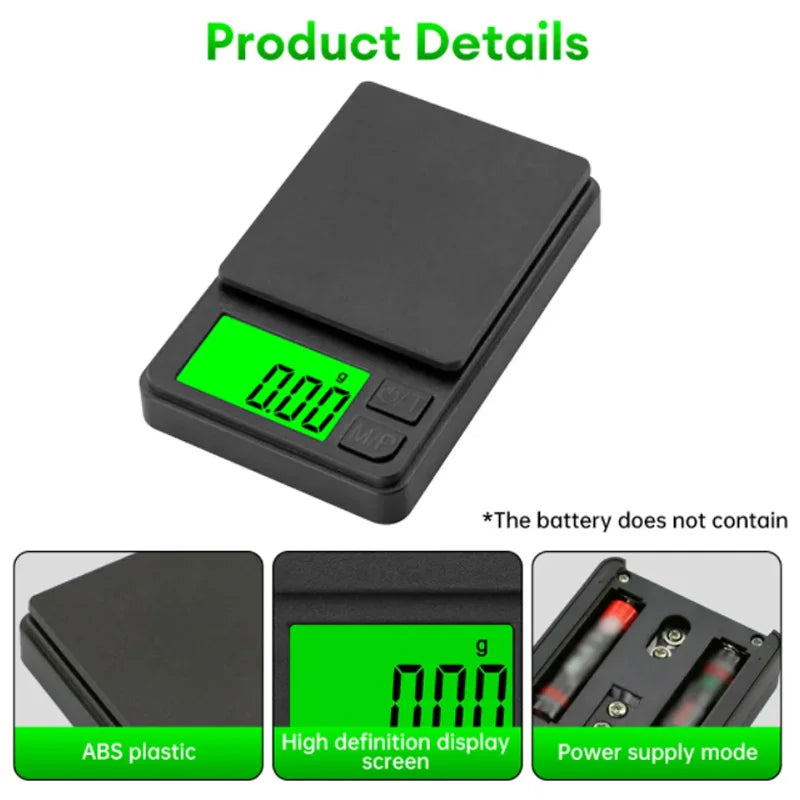 Precision Pocket Digital Scale – 1000g/0.1g