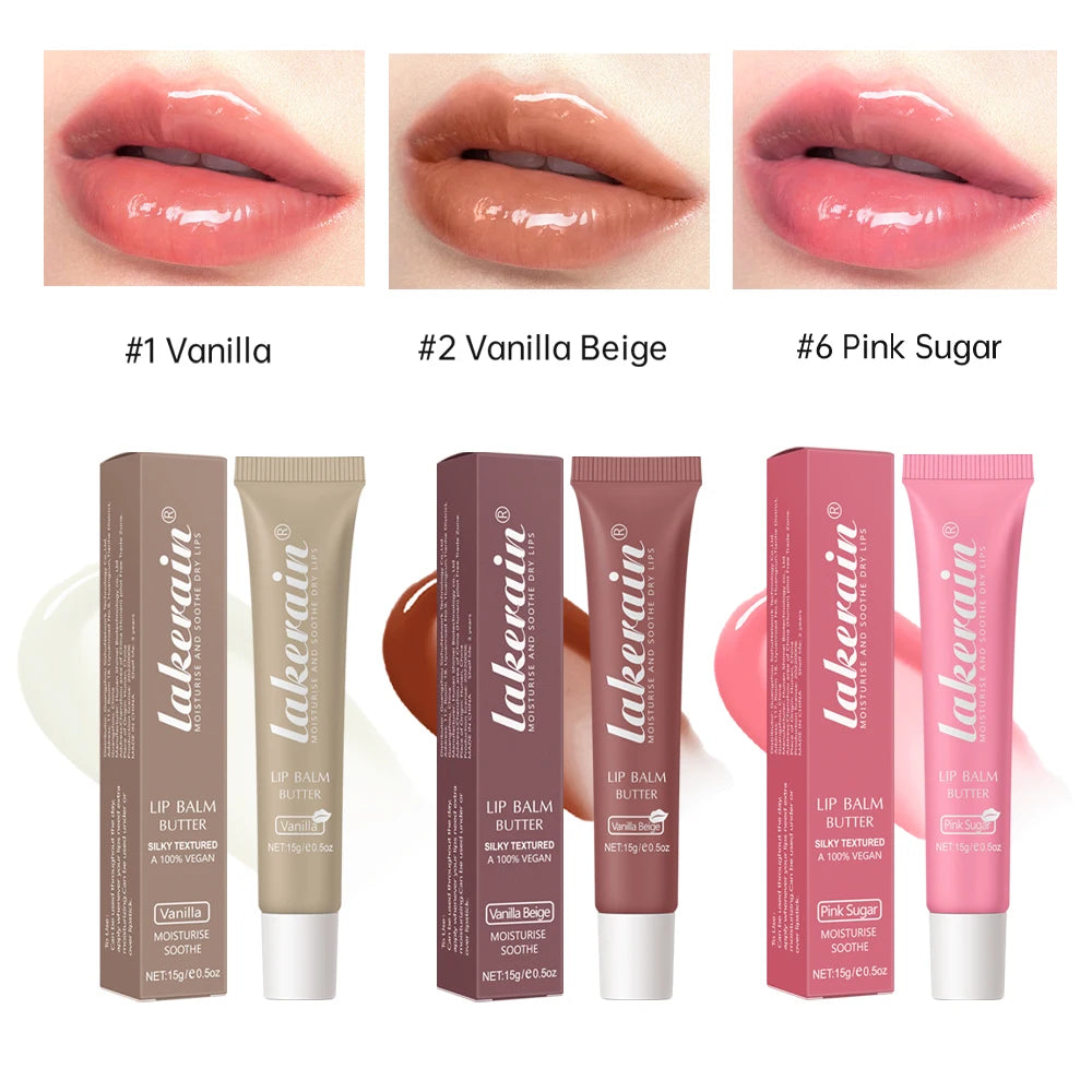 3pcs Moisturizing Lip Gloss Set – Butter Oil Jelly Lip Tint & Crystal Shine Balm