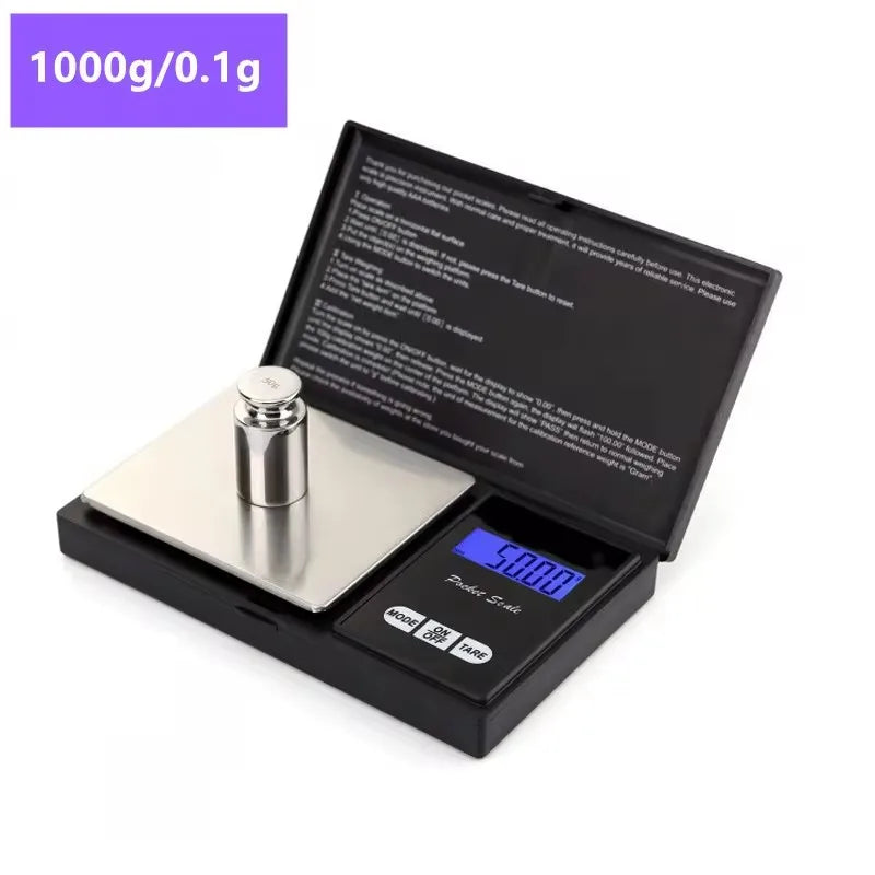 Digital Pocket Scale – 1000g/0.01g Precision