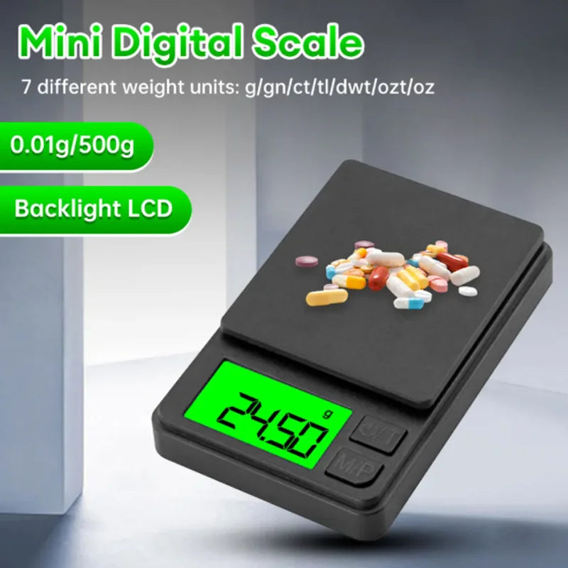 Precision Pocket Digital Scale – 1000g/0.1g